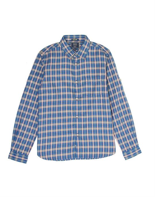Indian Terrain Kids Boys Casual Wear Blue Shirt